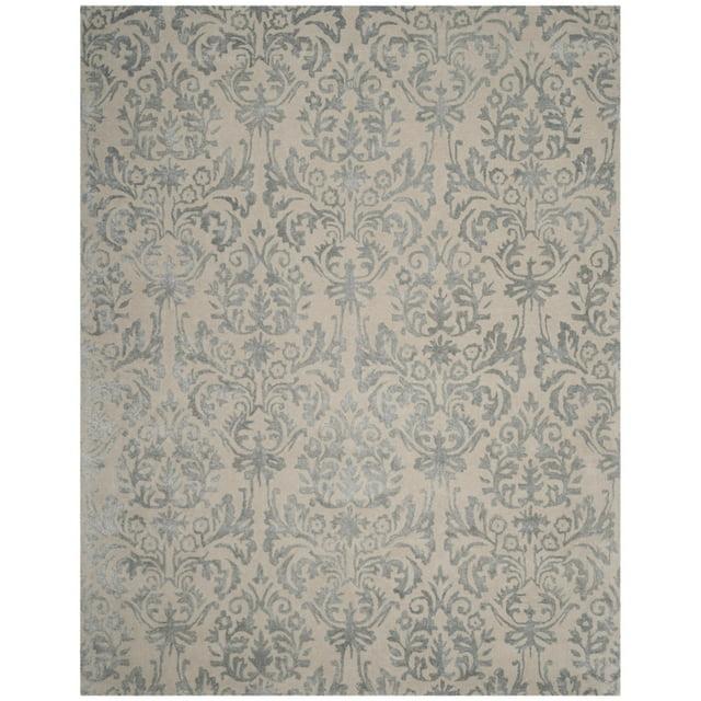 Bella BEL156 Hand Tufted Area Rug - Ivory/Silver - 8'x10' - Safavieh.