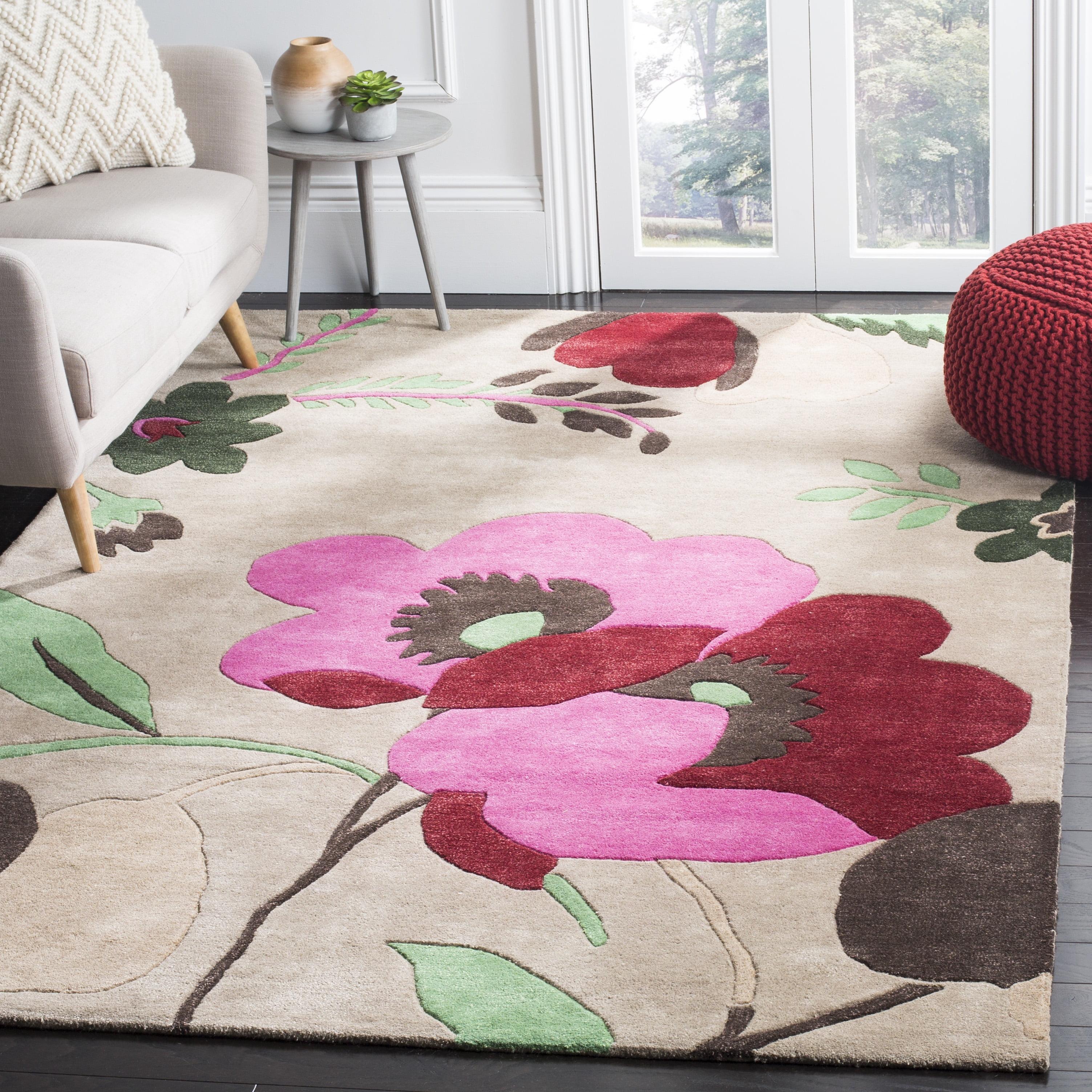 Safavieh Bella Hand Tufted Wool Floral Rug