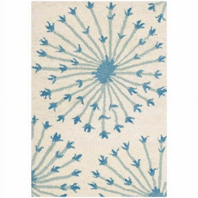 Bella BEL123 Hand Tufted Accent Rug - Beige/Blue - 2'x3' - Safavieh.