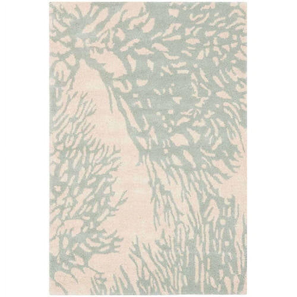 Bella BEL115 Hand Tufted Area Rug - Beige/Blue - 4'x6' - Safavieh.