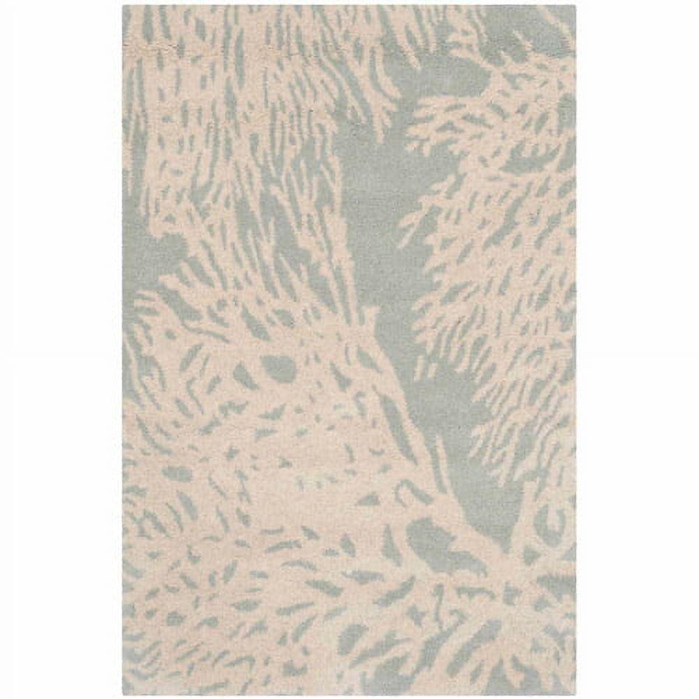 Bella BEL115 Hand Tufted Area Rug - Grey/Ivory - 4'x6' - Safavieh.
