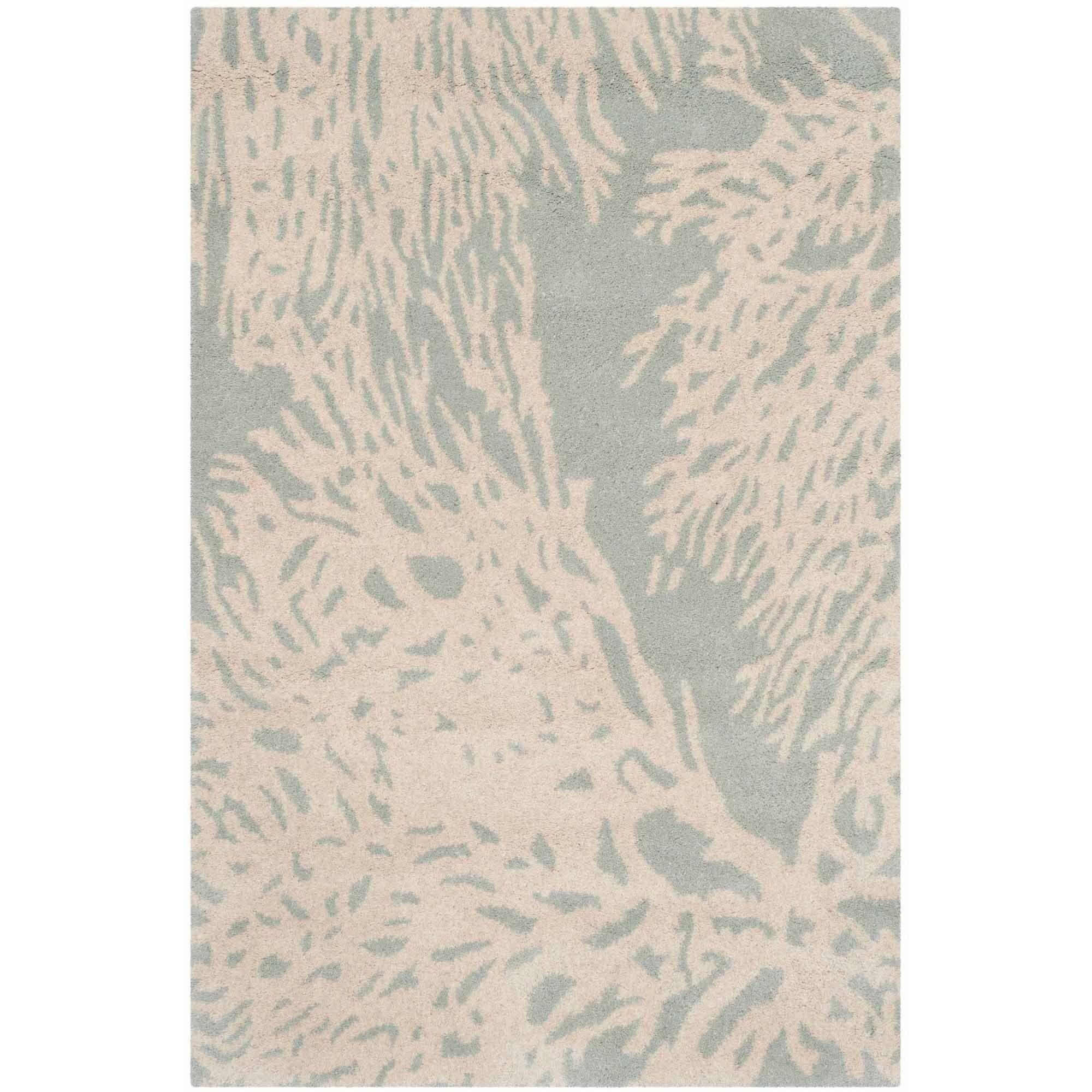 Bella BEL115 Hand Tufted Accent Rug - Grey/Ivory - 2'6"x4' - Safavieh.