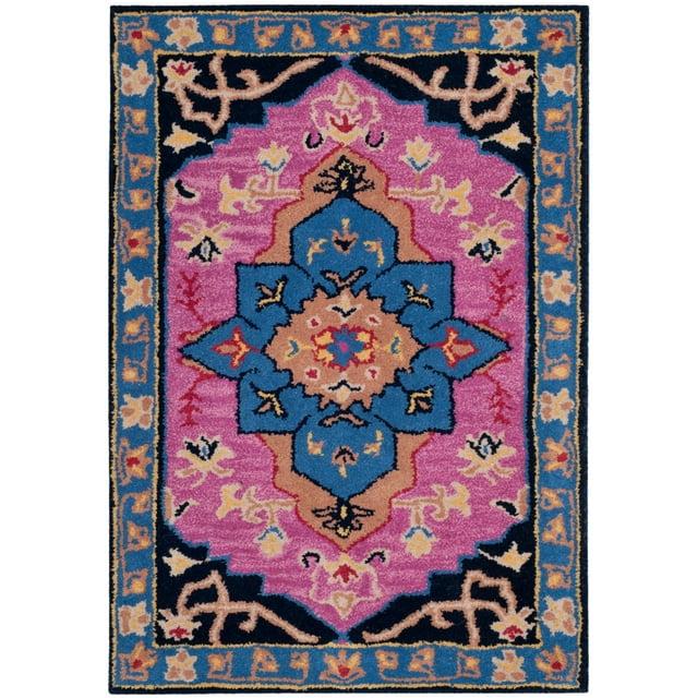 Bellagio BLG506 Hand Tufted Accent Rug - Pink/Multi - 2'x3' - Safavieh.