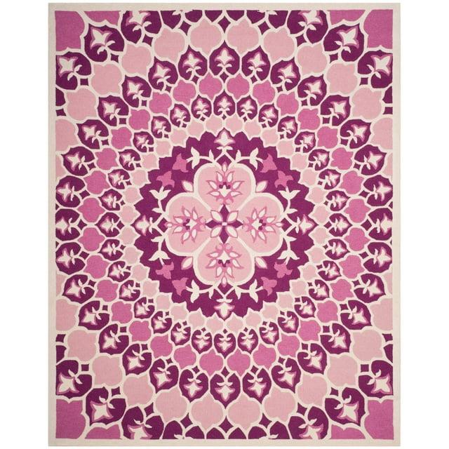 Bellagio BLG610 Hand Tufted Area Rug - Pink/Ivory - 8'x10' - Safavieh.