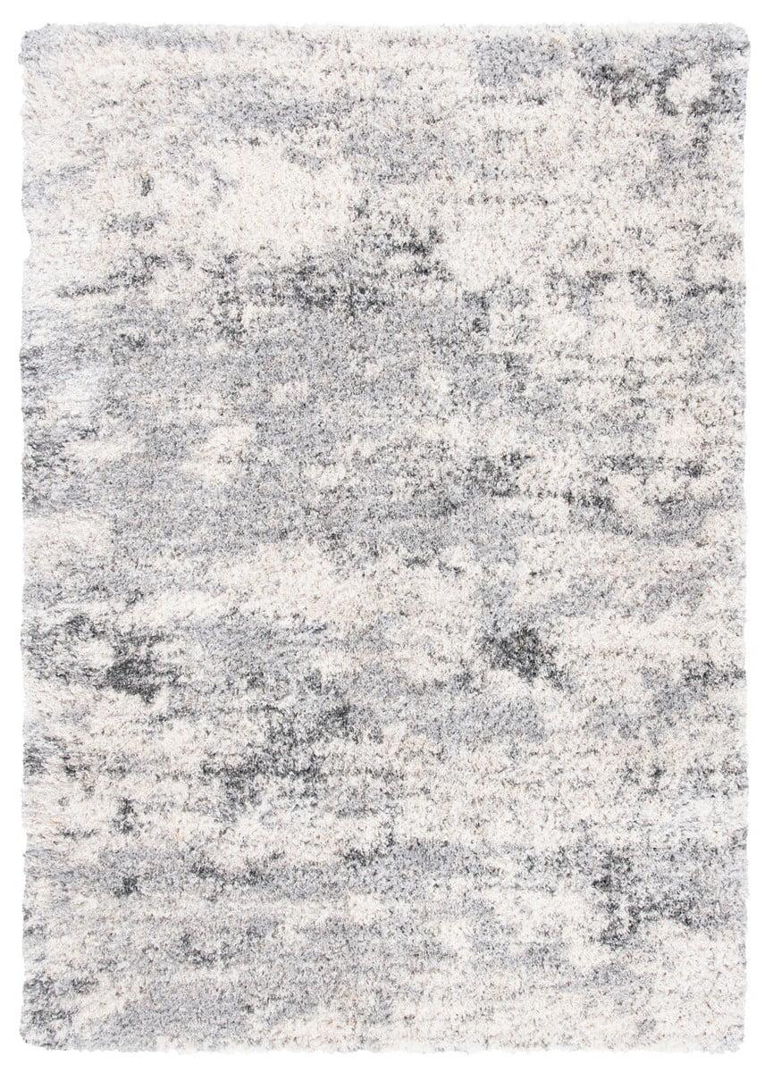 Ivory Soft Square Shag Rug - Easy Care Synthetic 9' x 9'