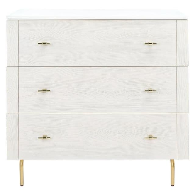 Blaize 3 Drawer Chest - CHS6601 - Black - Safavieh