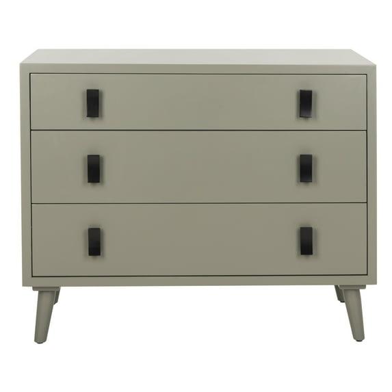 Blaize 3 Drawer Chest - CHS6601 - Dark Grey/Black - Safavieh