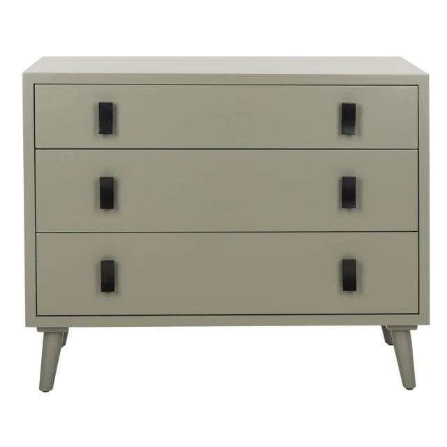 Blaize 3 Drawer Chest - CHS6601 - Dark Grey/Black - Safavieh
