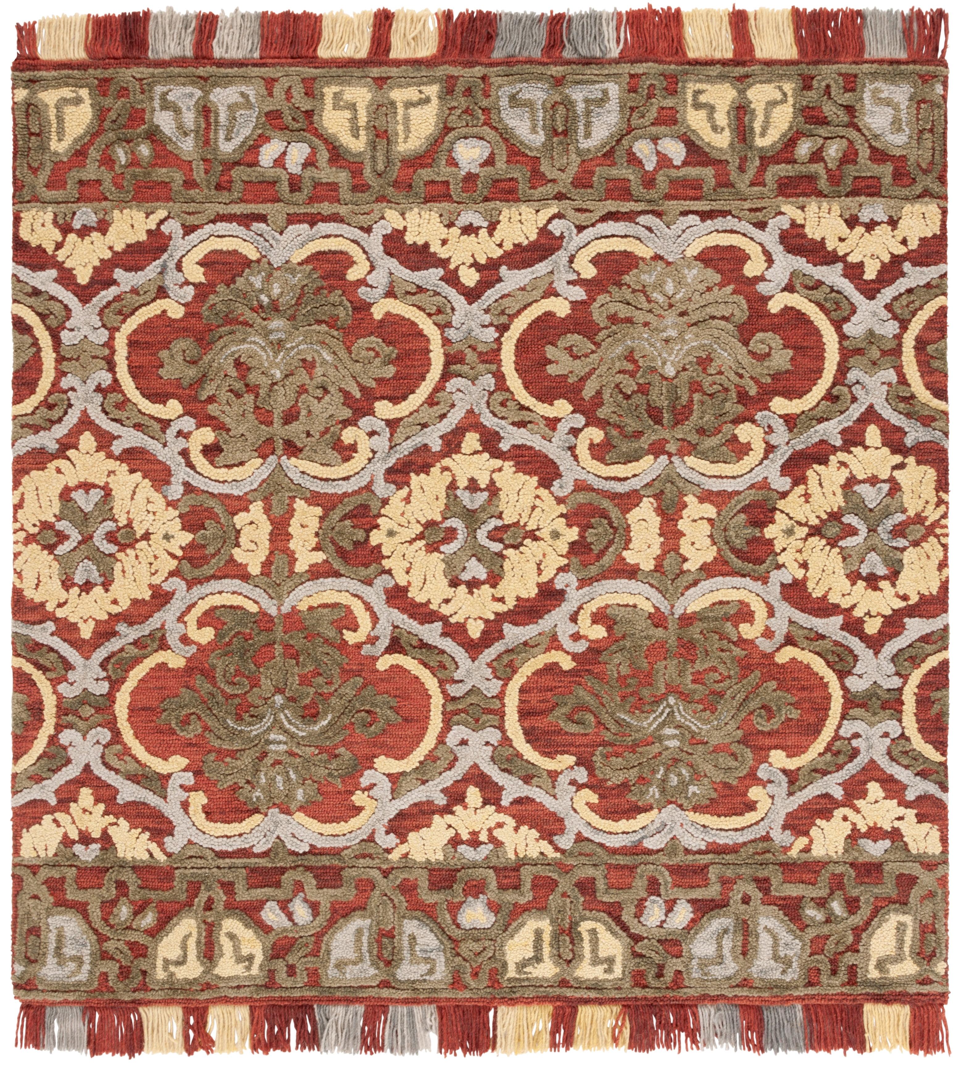 Safavieh Blossom Tufted 80% Wool, 20% Cotton Performance Floral Rug