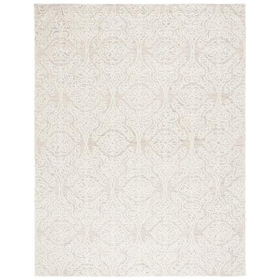 Blossom BLM112 Hand Tufted Indoor Area Rug - Beige/Ivory - 8'x10' - Safavieh