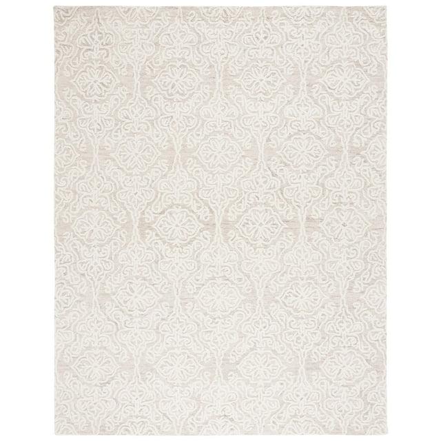Blossom BLM112 Hand Tufted Indoor Area Rug - Beige/Ivory - 8'x10' - Safavieh