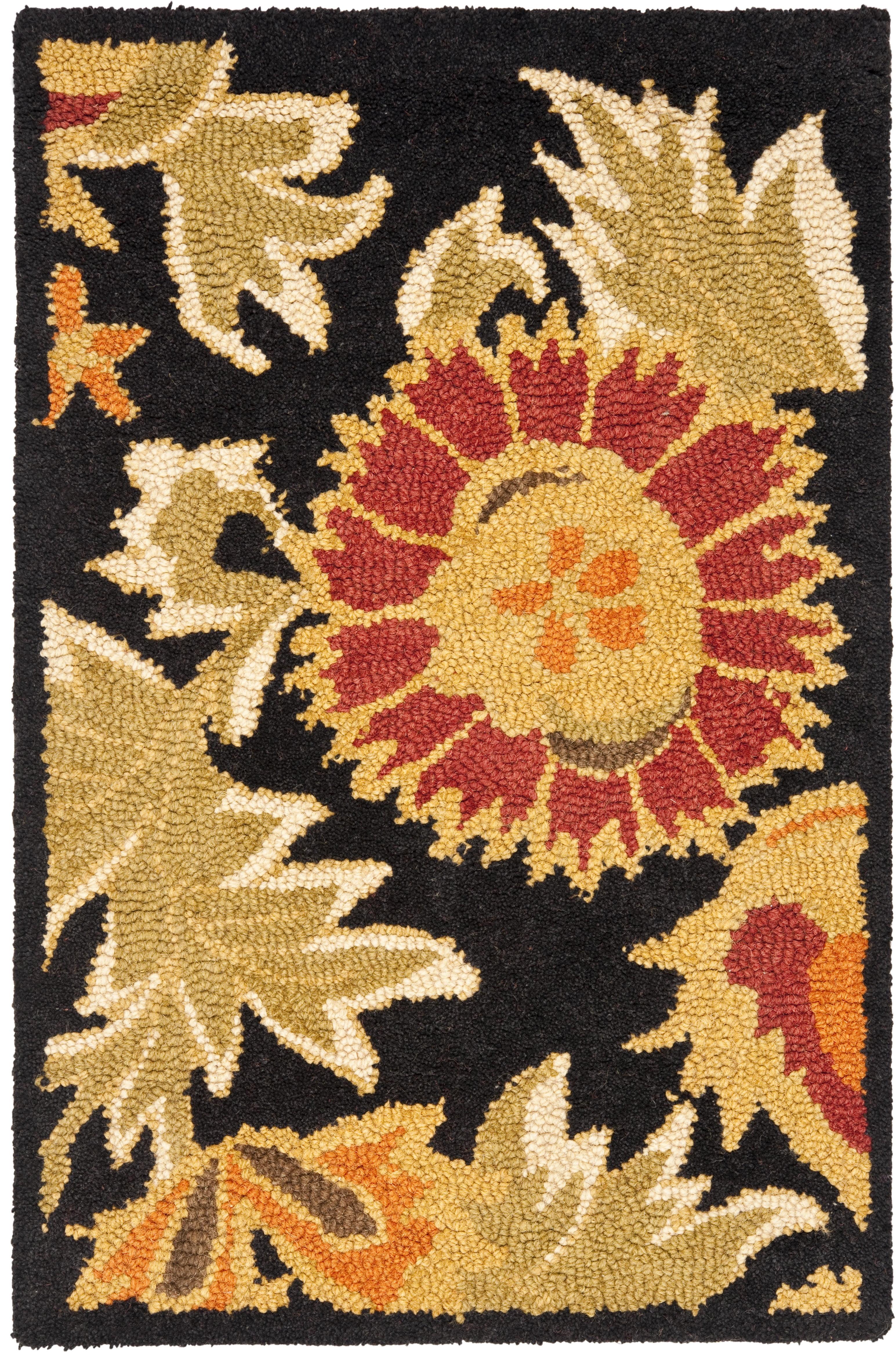 Earlee Hand Tufted Wool Floral Rug