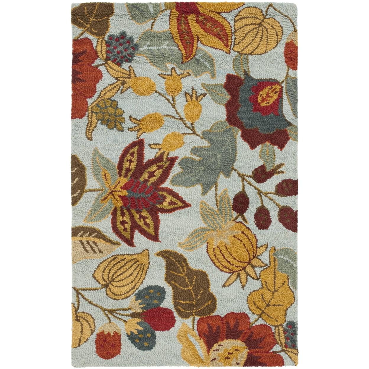 Blossom BLM863 Hand Hooked Area Rug  - Safavieh