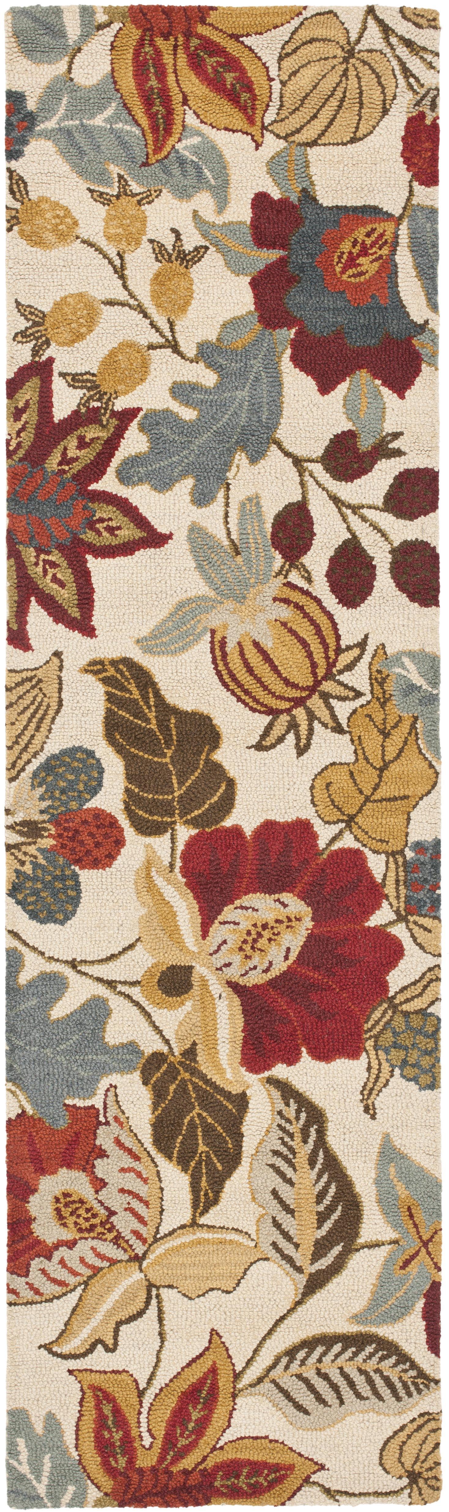 Blossom BLM863 Hand Hooked Area Rug  - Safavieh