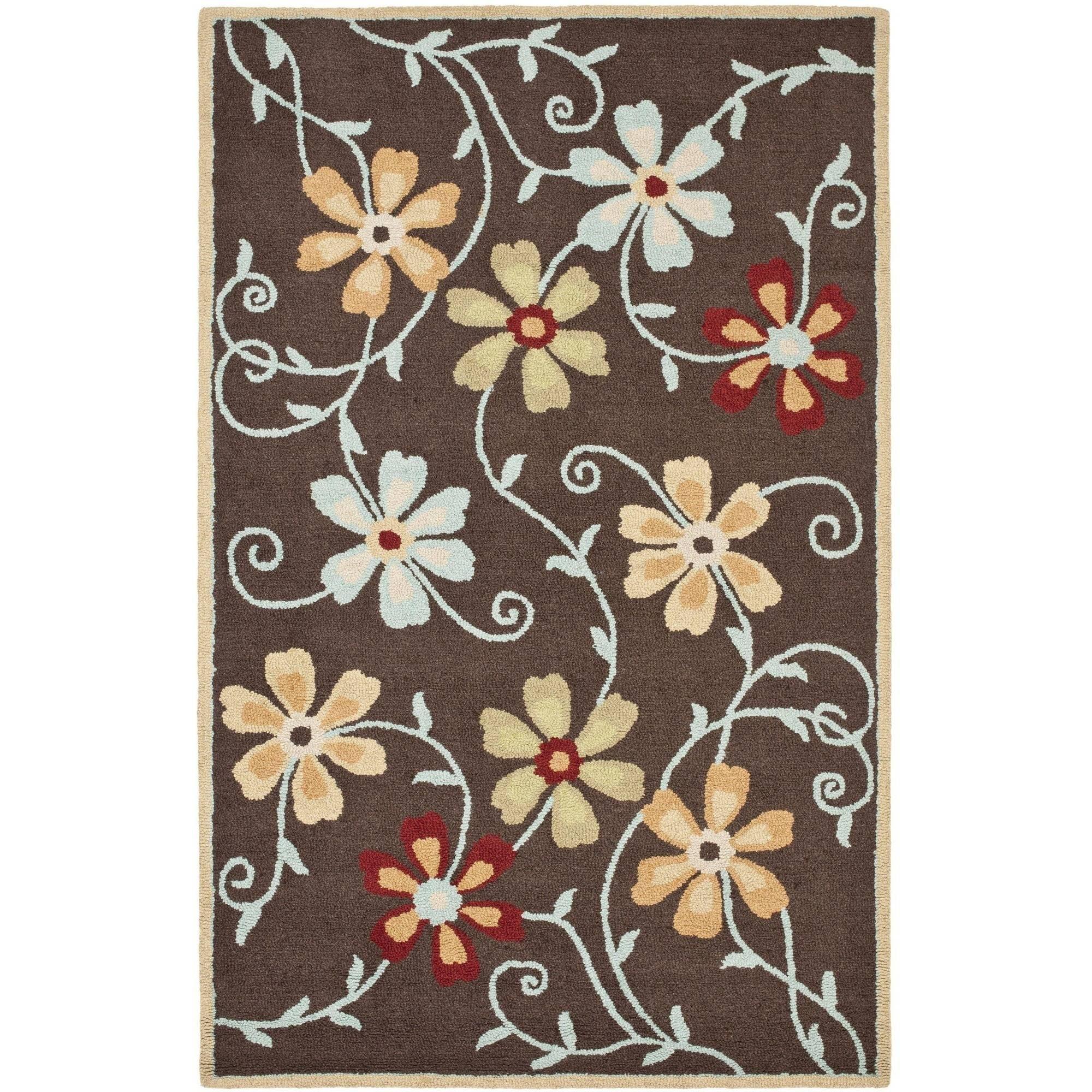 Blossom BLM784 Hand Hooked Area Rug  - Safavieh