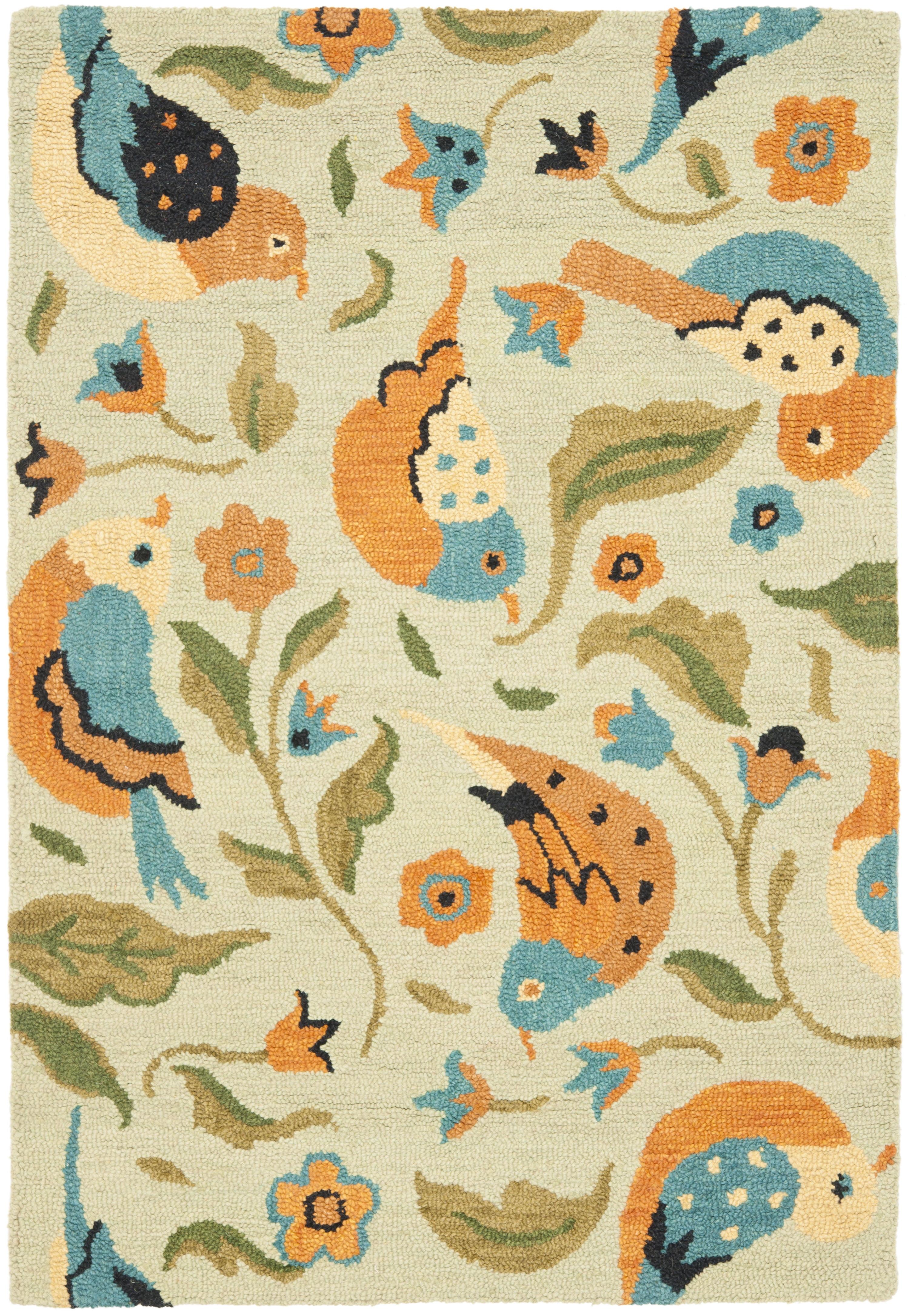 Blossom BLM676 Hand Hooked Area Rug  - Safavieh