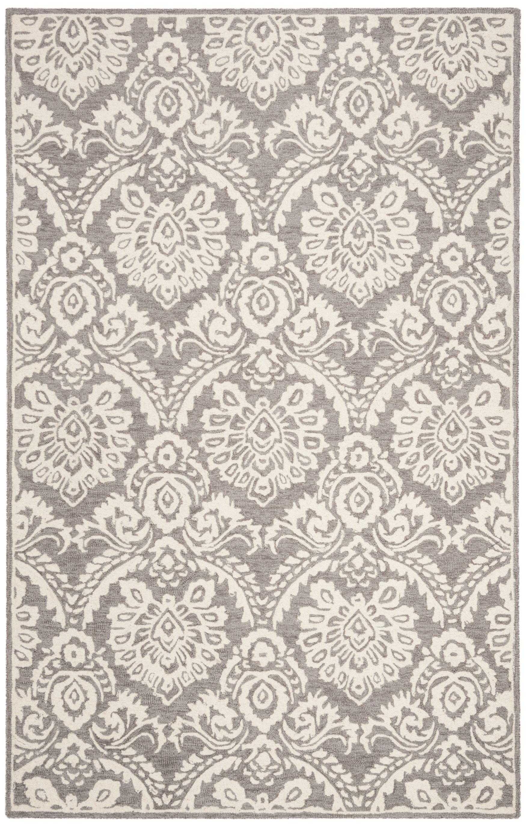 Tansy Wool Ivory/Gray Rug