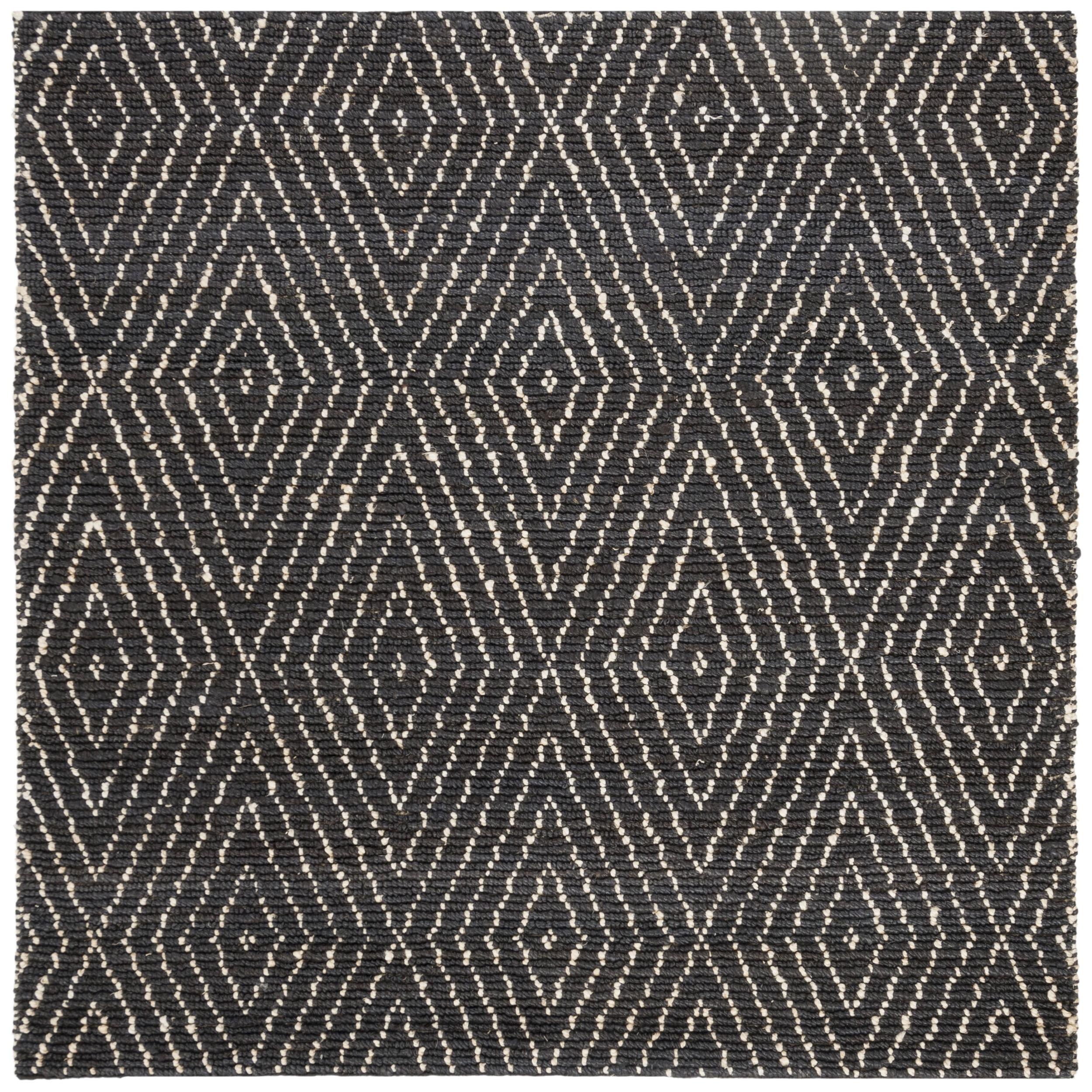 Wilmore Handwoven Flatweave Black Area Rug