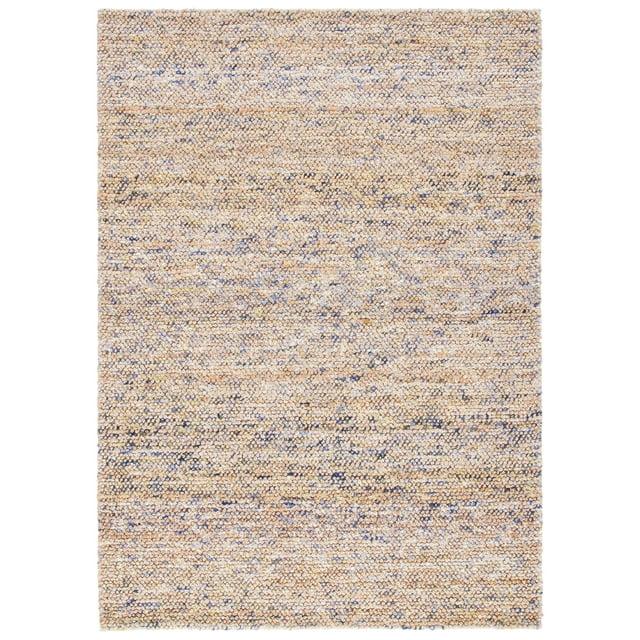 Bohemian BOH901 Hand Woven Indoor Area Rug - Natural/Purple - 4'x6' - Safavieh