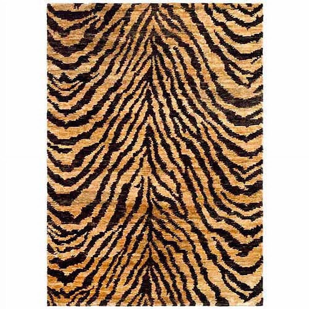 SAFAVIEH Bohemian Nick Geometric Area Rug, Natural/Black, 5' x 8'