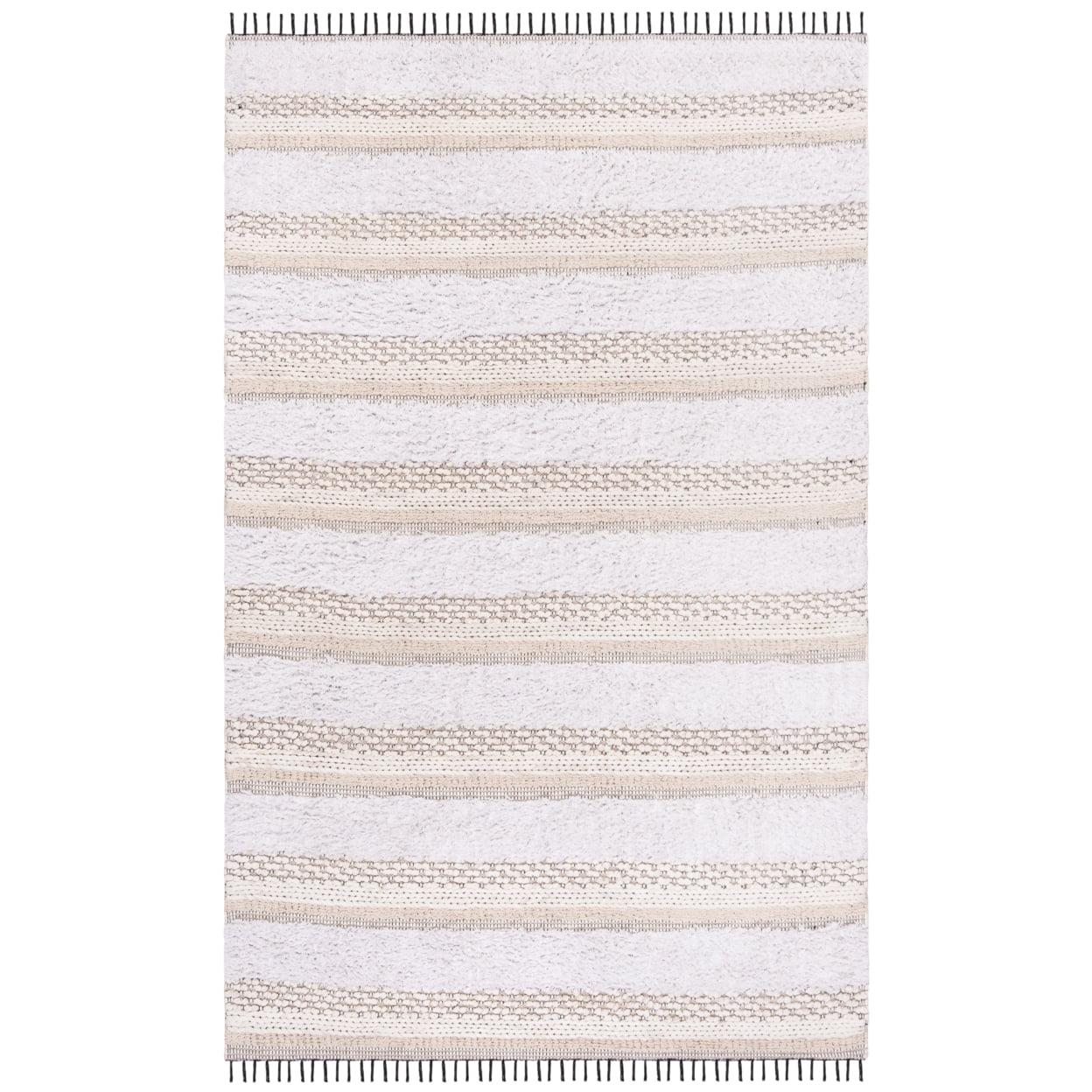 Natura NAT929 Power Loomed Runner Rug - Grey/Ivory - 2'3"x9' - Safavieh.