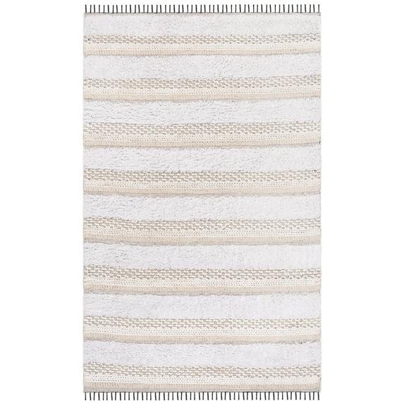 Natura NAT929 Power Loomed Runner Rug - Grey/Ivory - 2'3"x9' - Safavieh.