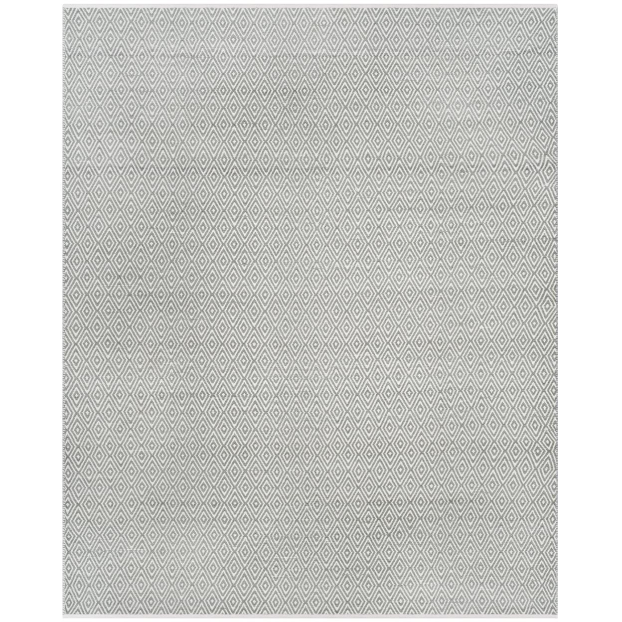 Boston BOS682 Power Loomed Area Rug - Grey - 6'x6' - Safavieh.