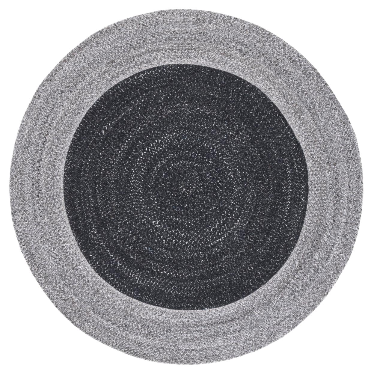Braided BRD652 Flat Weave Indoor Runner Rug - Grey/Brown - 2'3"x8' - Safavieh