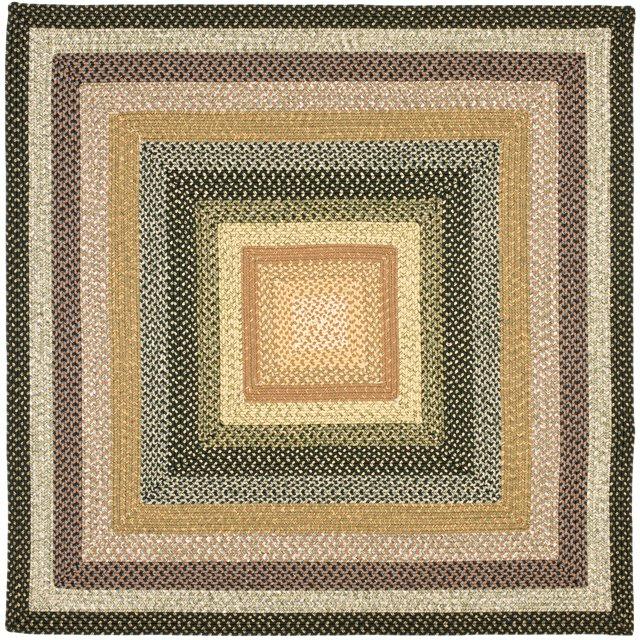 Braided BRD308 Hand Woven Area Rug - Multi - 9'x9' - Safavieh.