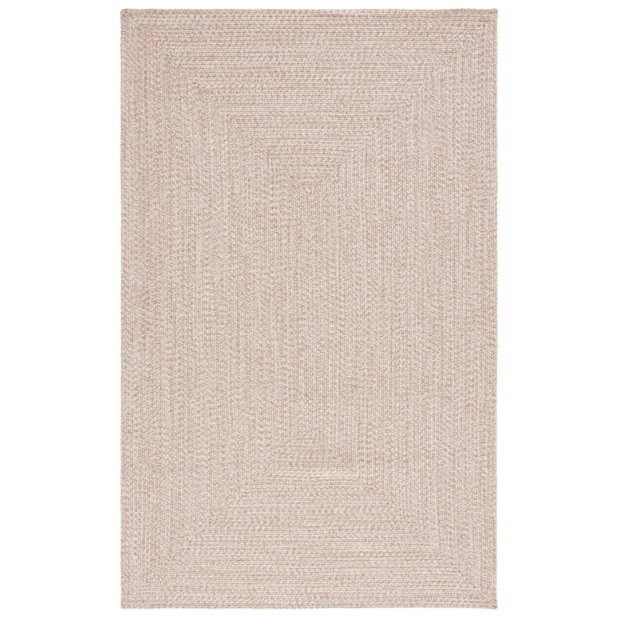Braided BRA201 Hand Woven Indoor Machine Washable Area Rug - Natural - 6'x9' - Safavieh