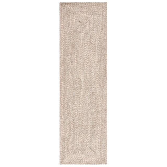 Braided BRA201 Hand Woven Indoor Machine Washable Runner Rug - Natural - 2'3"x6' - Safavieh