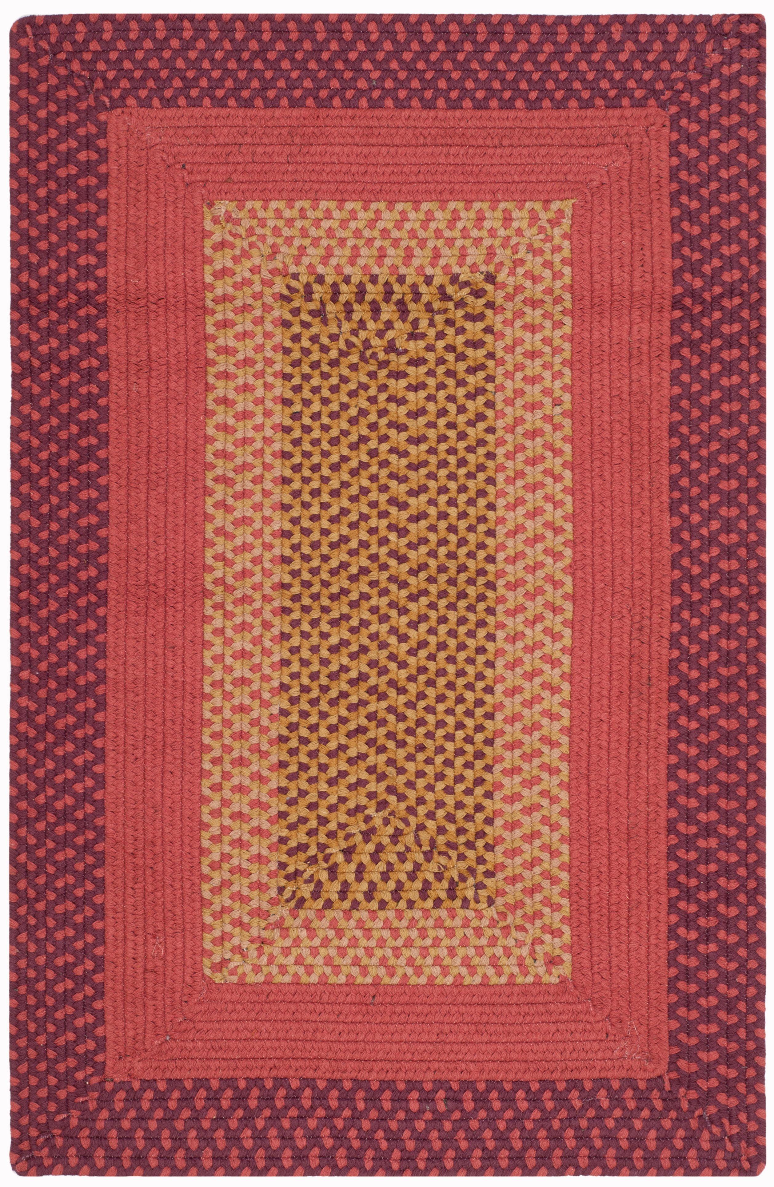 Handmade Multicolor Braided Cotton Reversible Area Rug