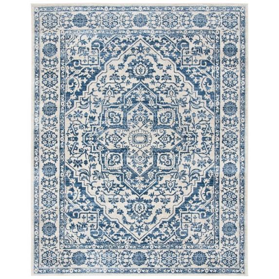 Cameron Oriental Handmade Tufted Navy/Light Gray Area Rug