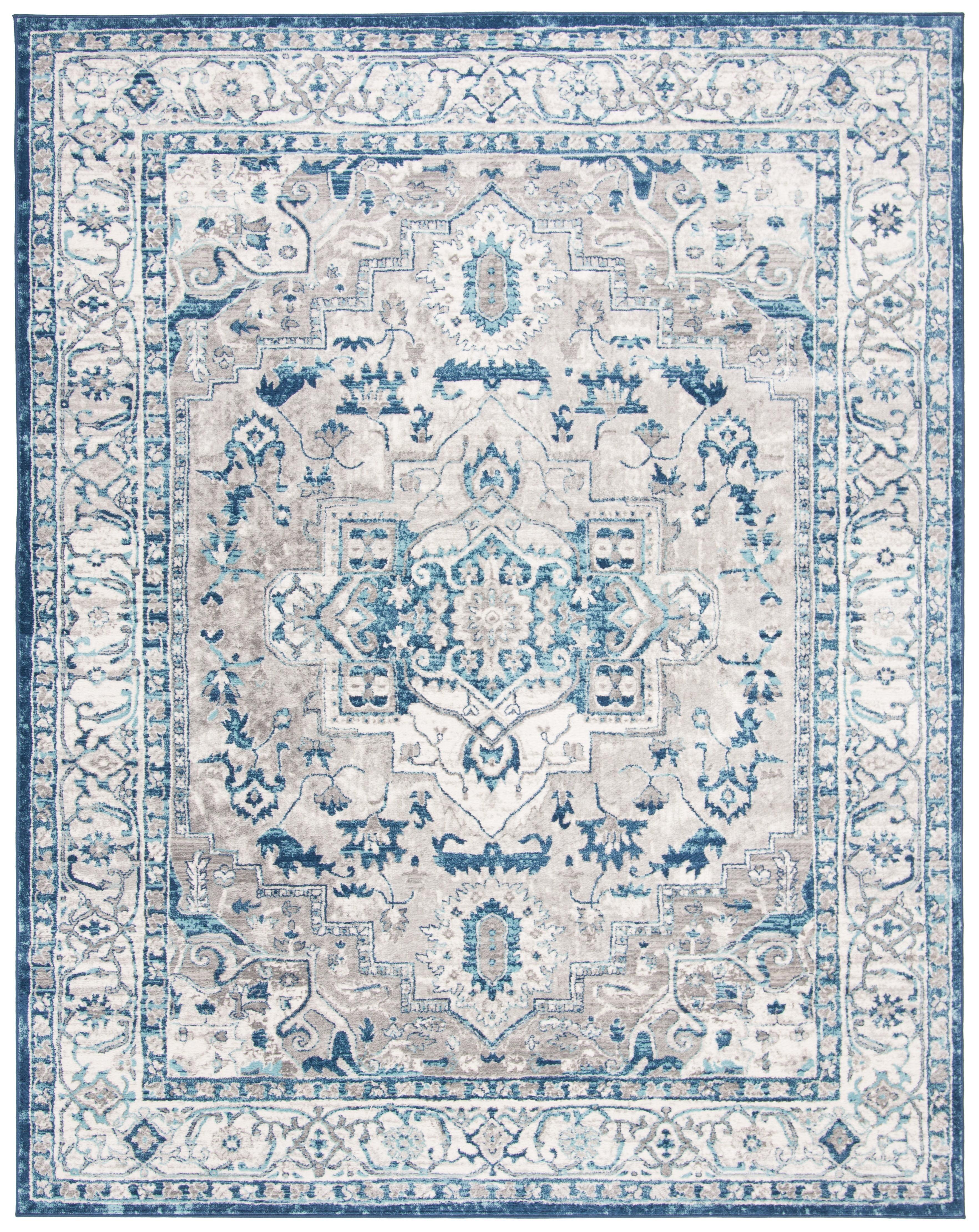 Kelly Clarkson Home Camila Light Gray/Blue Oriental Rug