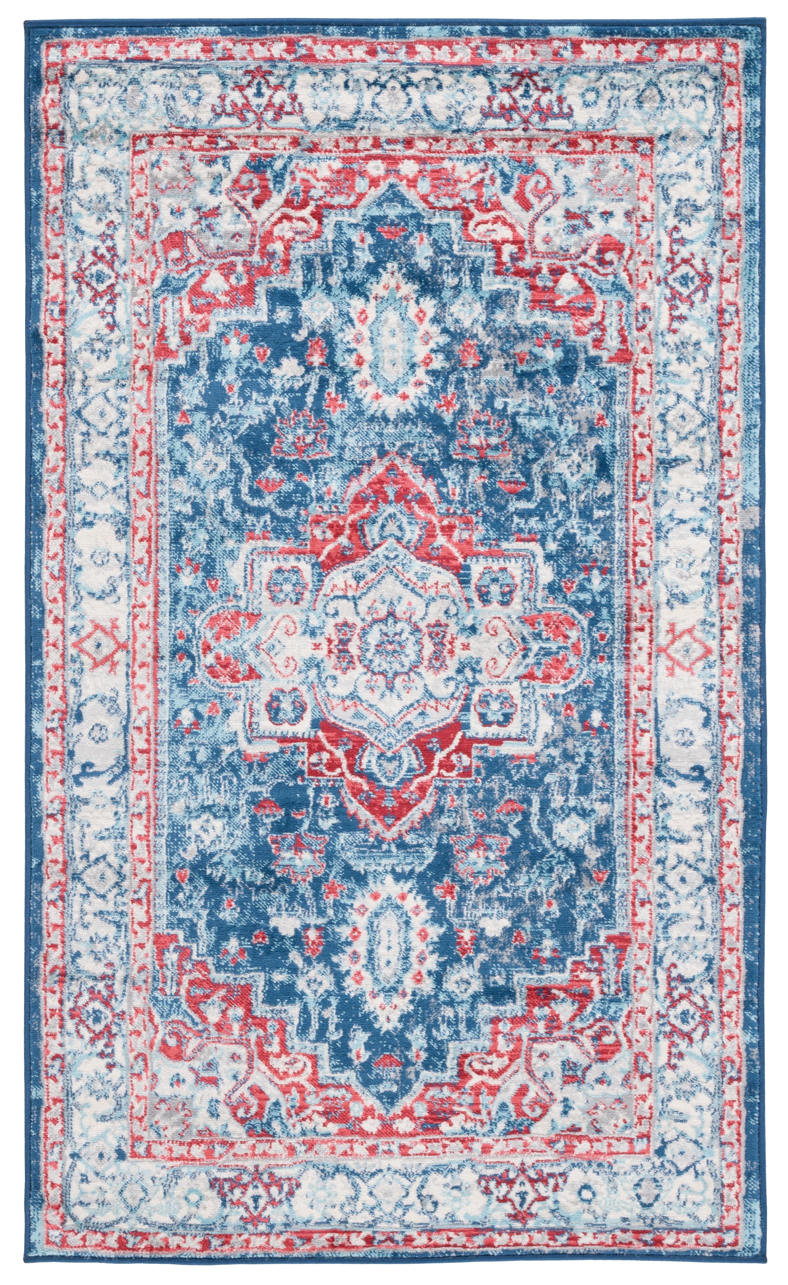 Kelly Clarkson Home Camila 851 Area Rug In Navy / Red