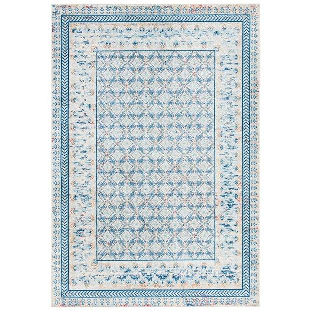 Brentwood BNT899 Power Loomed Indoor Accent Rug - Blue/Yellow - 3'x5' - Safavieh