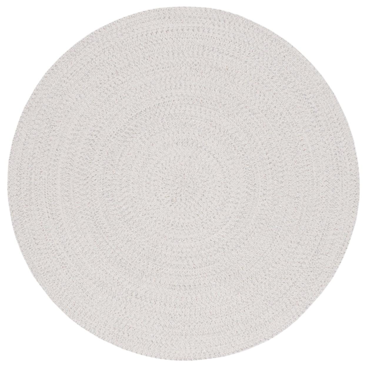 Brentwood BNT853 Power Loomed Indoor Area Rug - Blue/Ivory - 6'7" Round - Safavieh