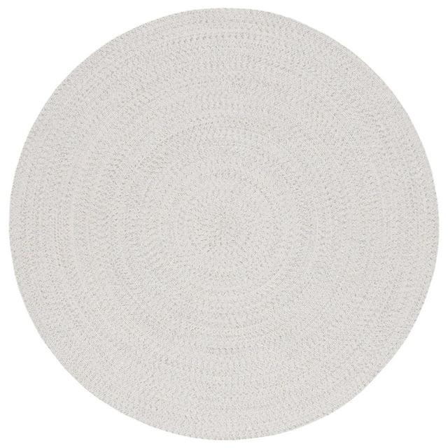 Brentwood BNT853 Power Loomed Indoor Area Rug - Blue/Ivory - 6'7" Round - Safavieh