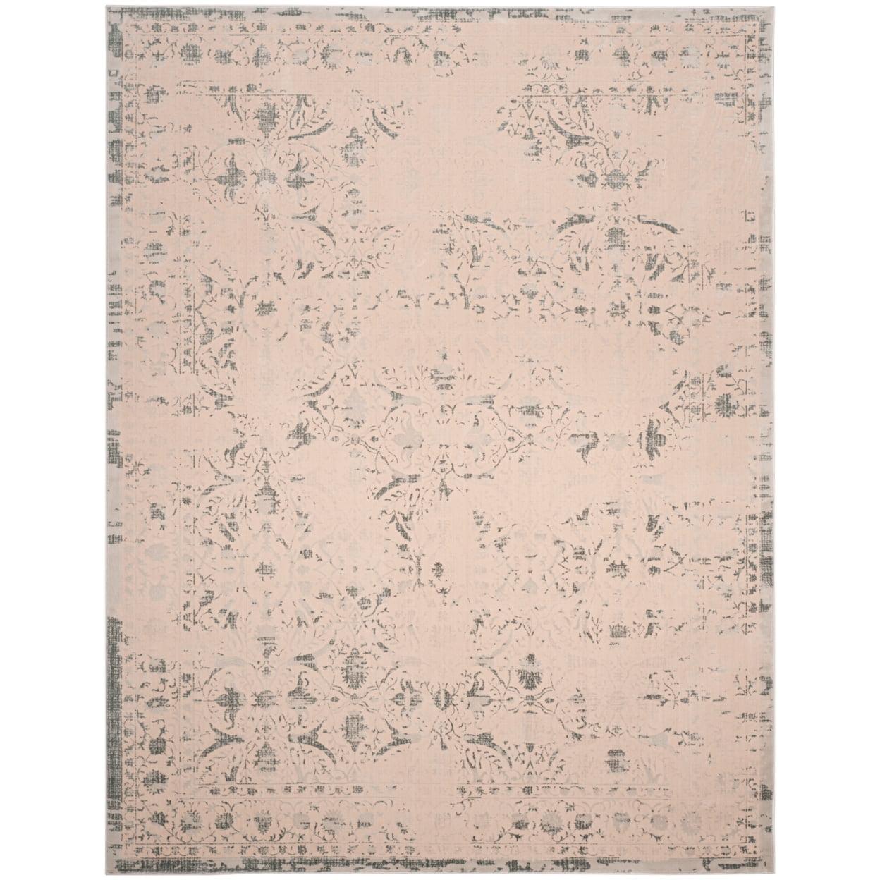 SAFAVIEH Brilliance Della Oriental Area Rug, Cream/Light Blue, 9' x 12'