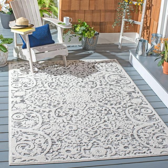 Kelly Clarkson Home Jake Oriental Ivory/Gray Indoor / Outdoor Area Rug