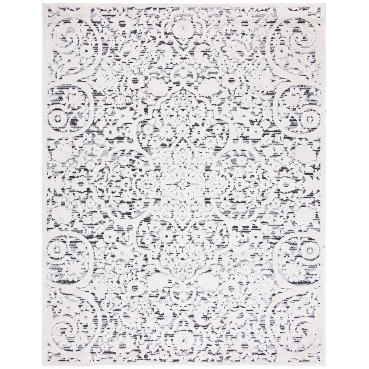 Kelly Clarkson Home Jake Oriental Ivory/Gray Indoor / Outdoor Area Rug