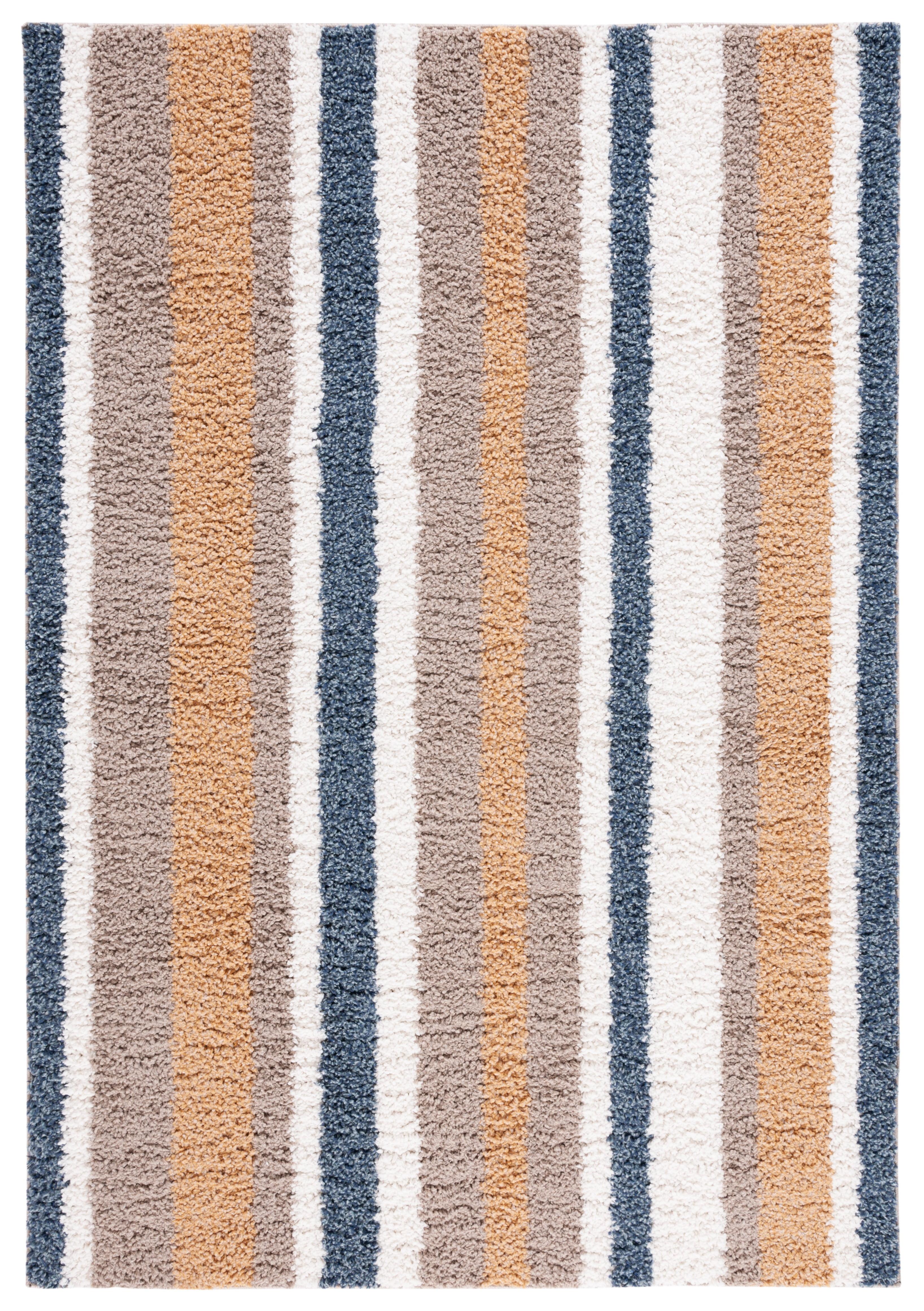 Calico Shag CLC104 Loomed Indoor Area Rug - Taupe/Ivory - 8'x10' - Safavieh
