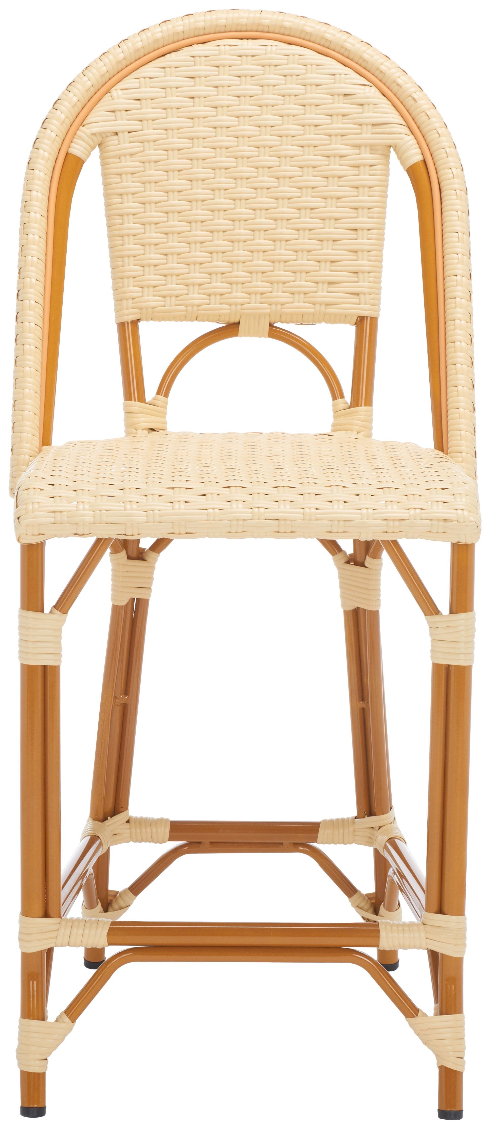 California Counter Stool - Indoor/Outdoor - PAT7532 - Natural - Safavieh