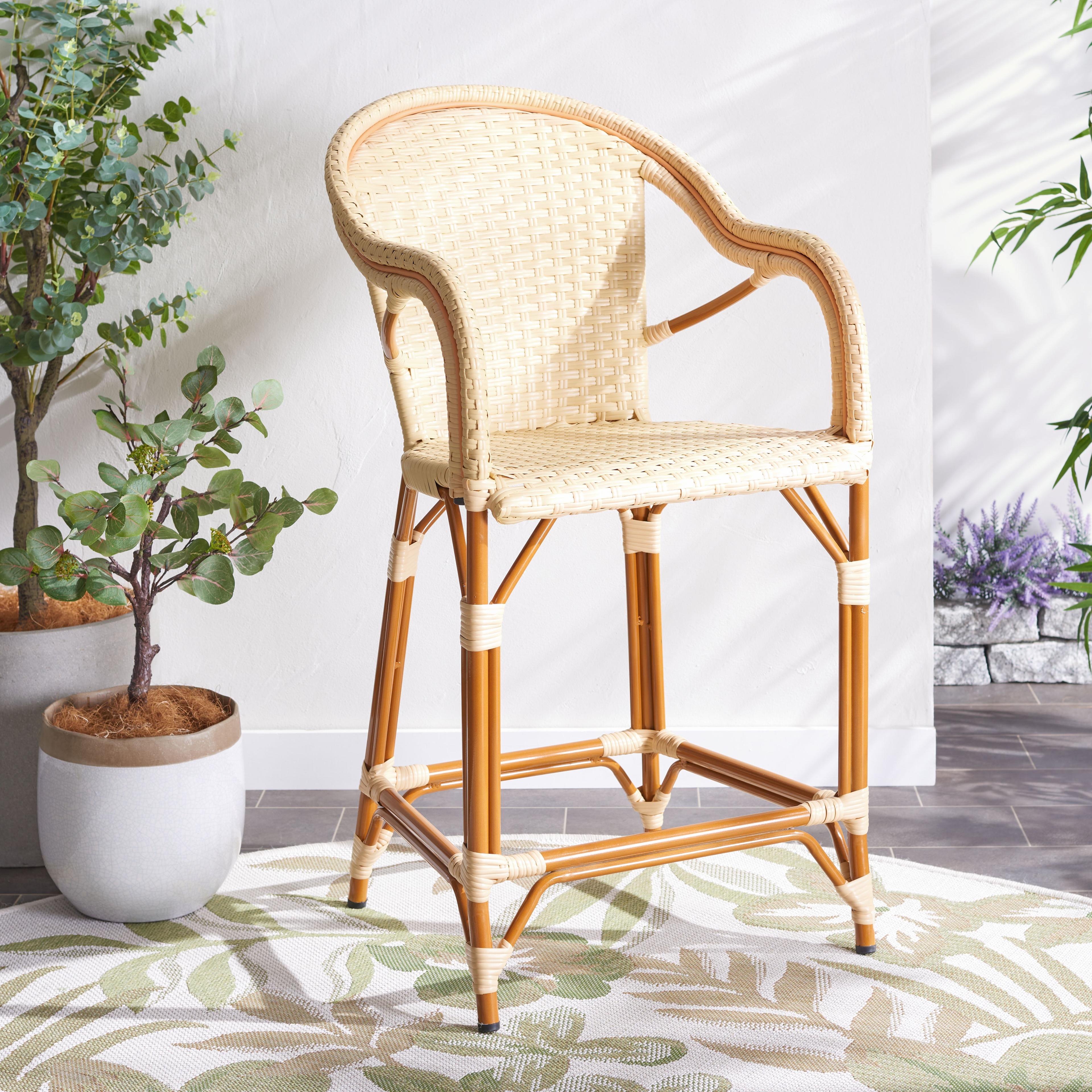 California Counter Stool W/ Arms  - Safavieh