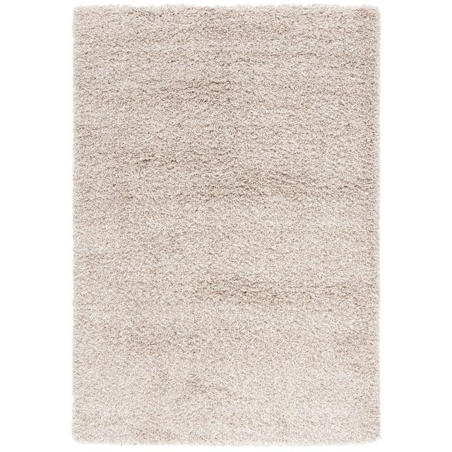 California Shag SG151 Power Loomed Indoor Area Rug - Beige - 5'3"x7'6" - Safavieh