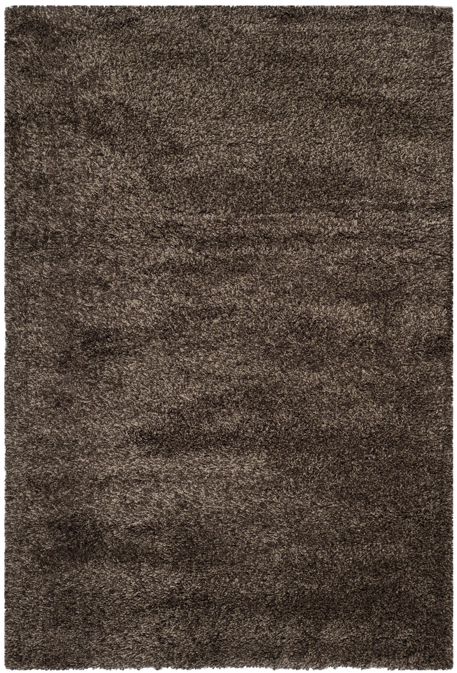 Shag SG151 Power Loomed Indoor Area Rug - Mushroom - 4'x6' - Safavieh.