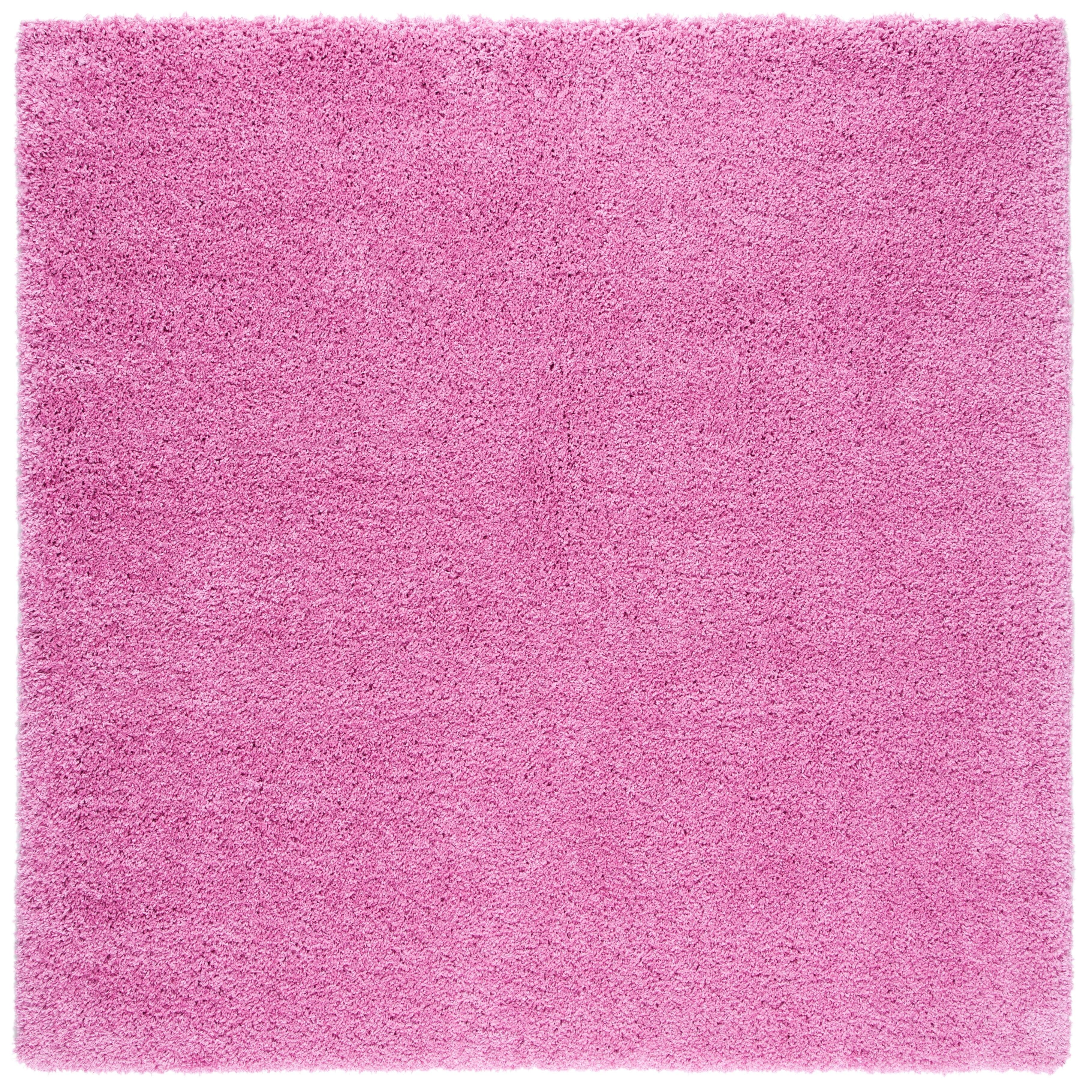 Shag SG151 Power Loomed Area Rug - Pink - 5'3"x5'3" - Safavieh.