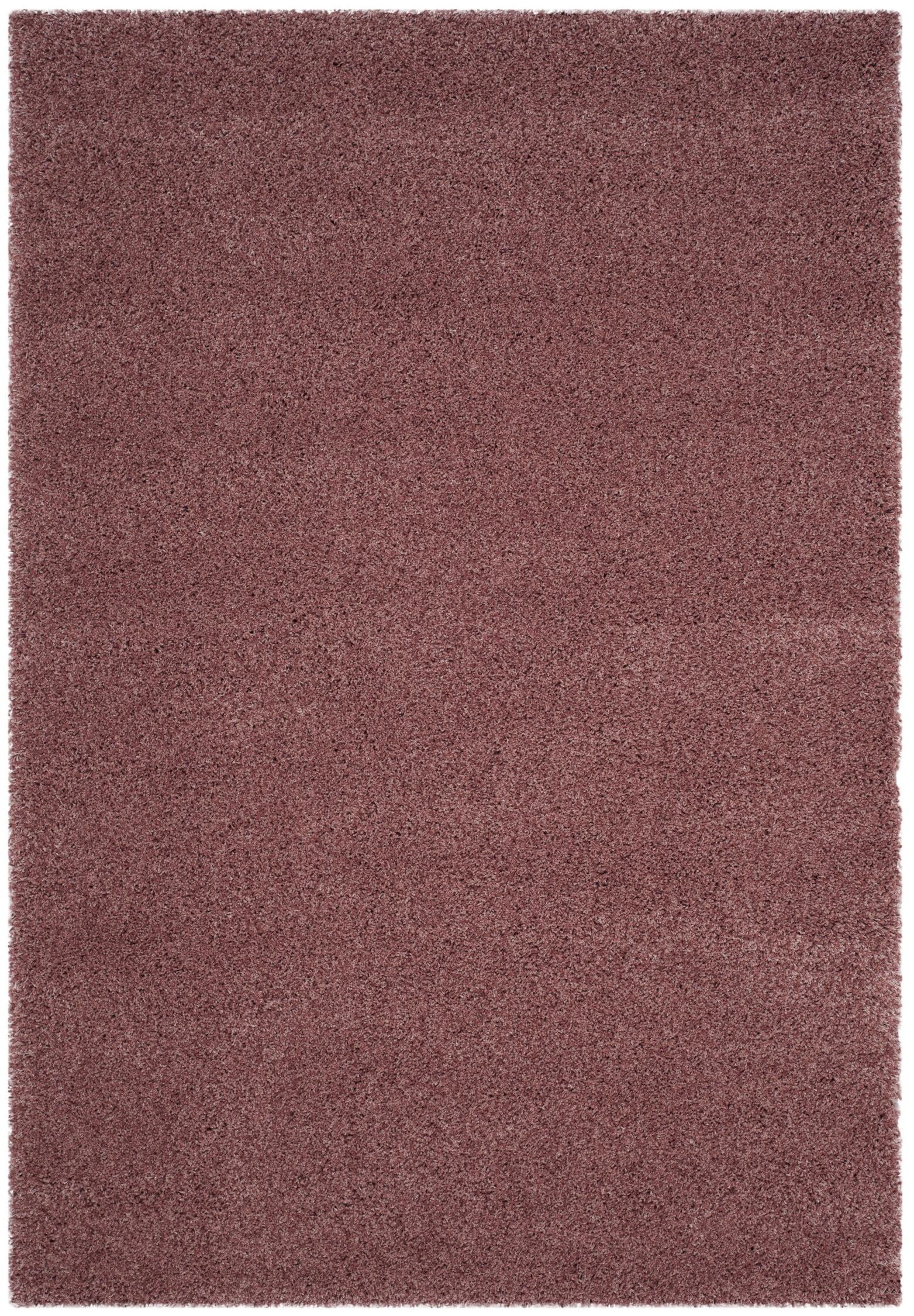 SAFAVIEH California Solid Plush Shag Area Rug, Rose, 8' x 10'