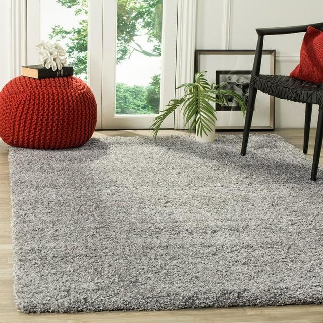 Shag SG151 Power Loomed Indoor Area Rug - Silver - 5'3"x7'6" - Safavieh.