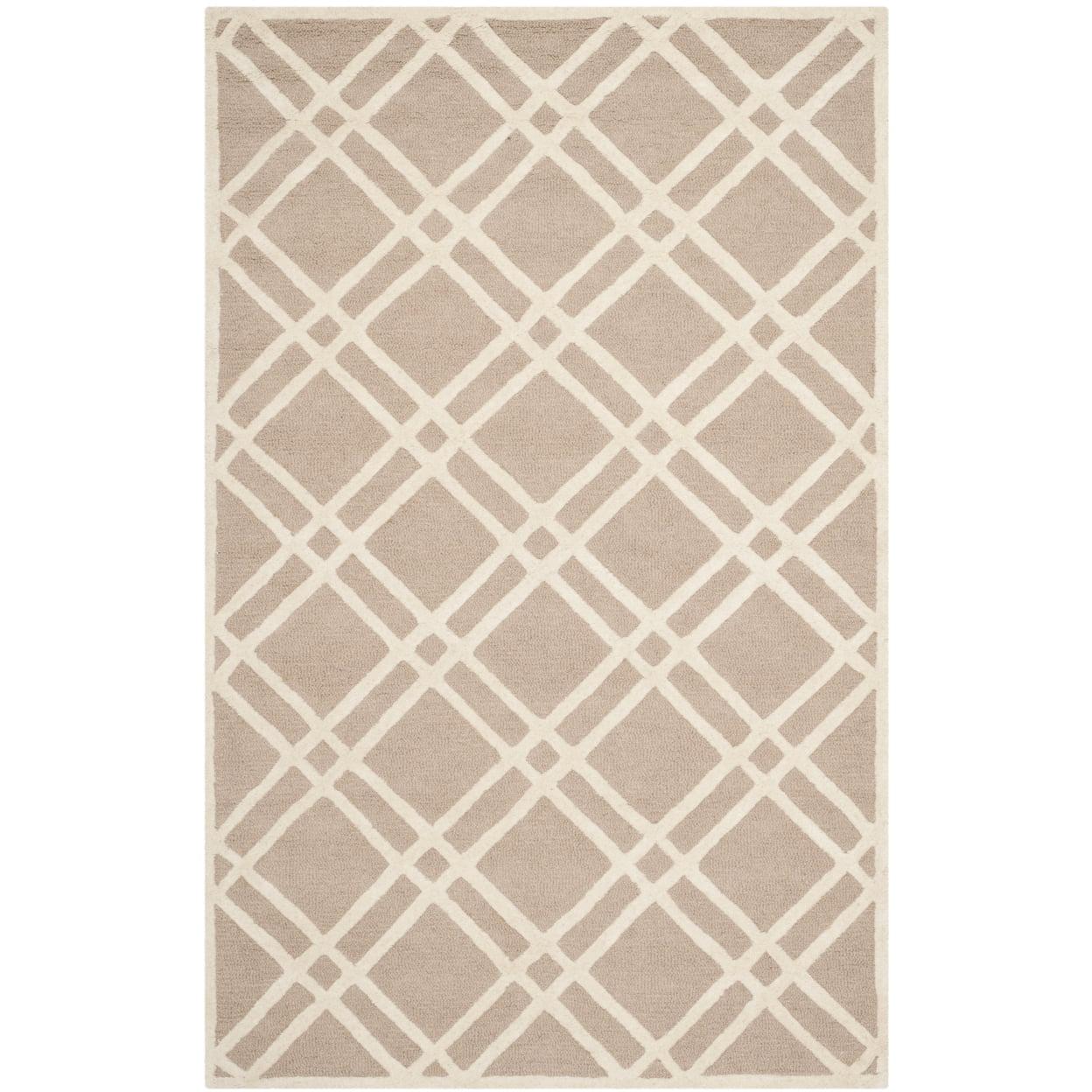 SAFAVIEH Cambridge CAM142J Handmade Beige / Ivory Rug